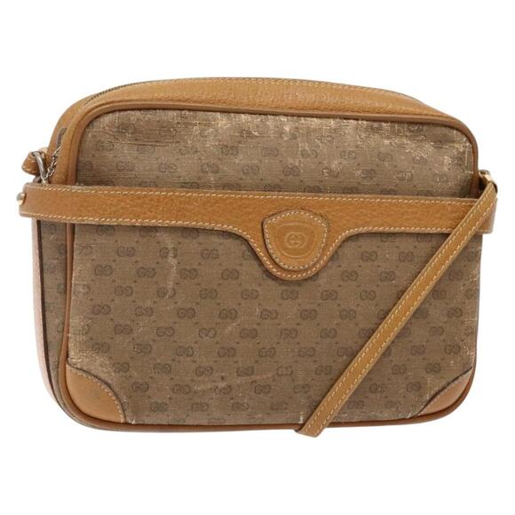 GUCCI Micro GG Supreme Shoulder Bag Pvc Beige Gold 007 904 007 904 - Picture 1 of 16